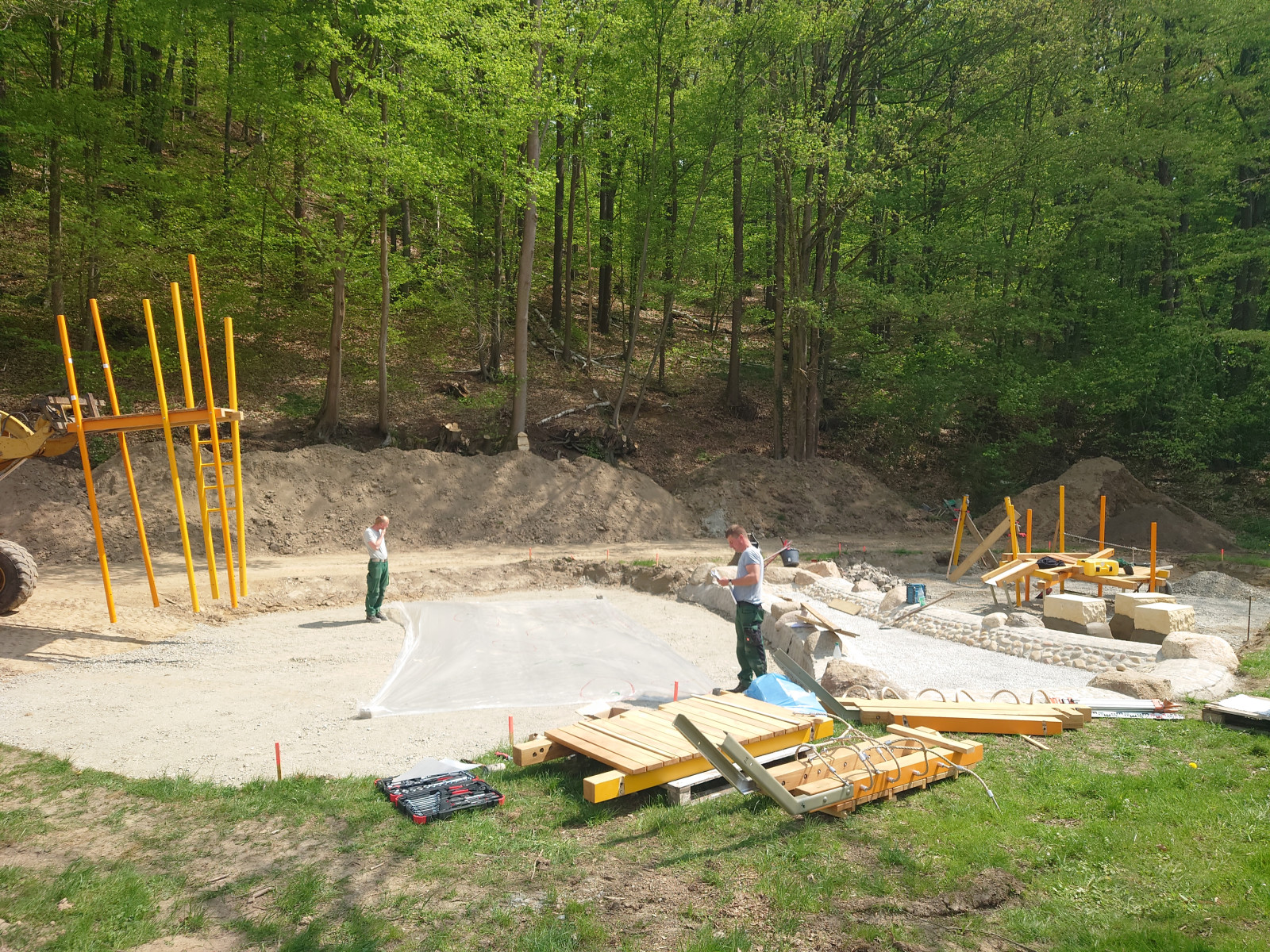 Spielelement Spielplatz Goldgruben