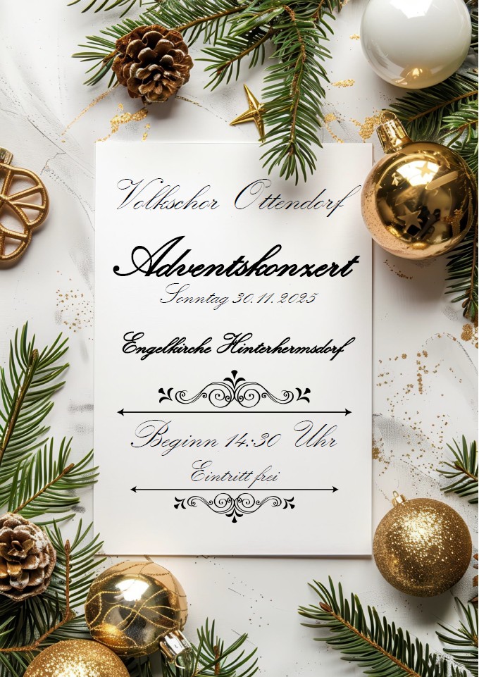 Adventskonzert Volkschor Ottendorf