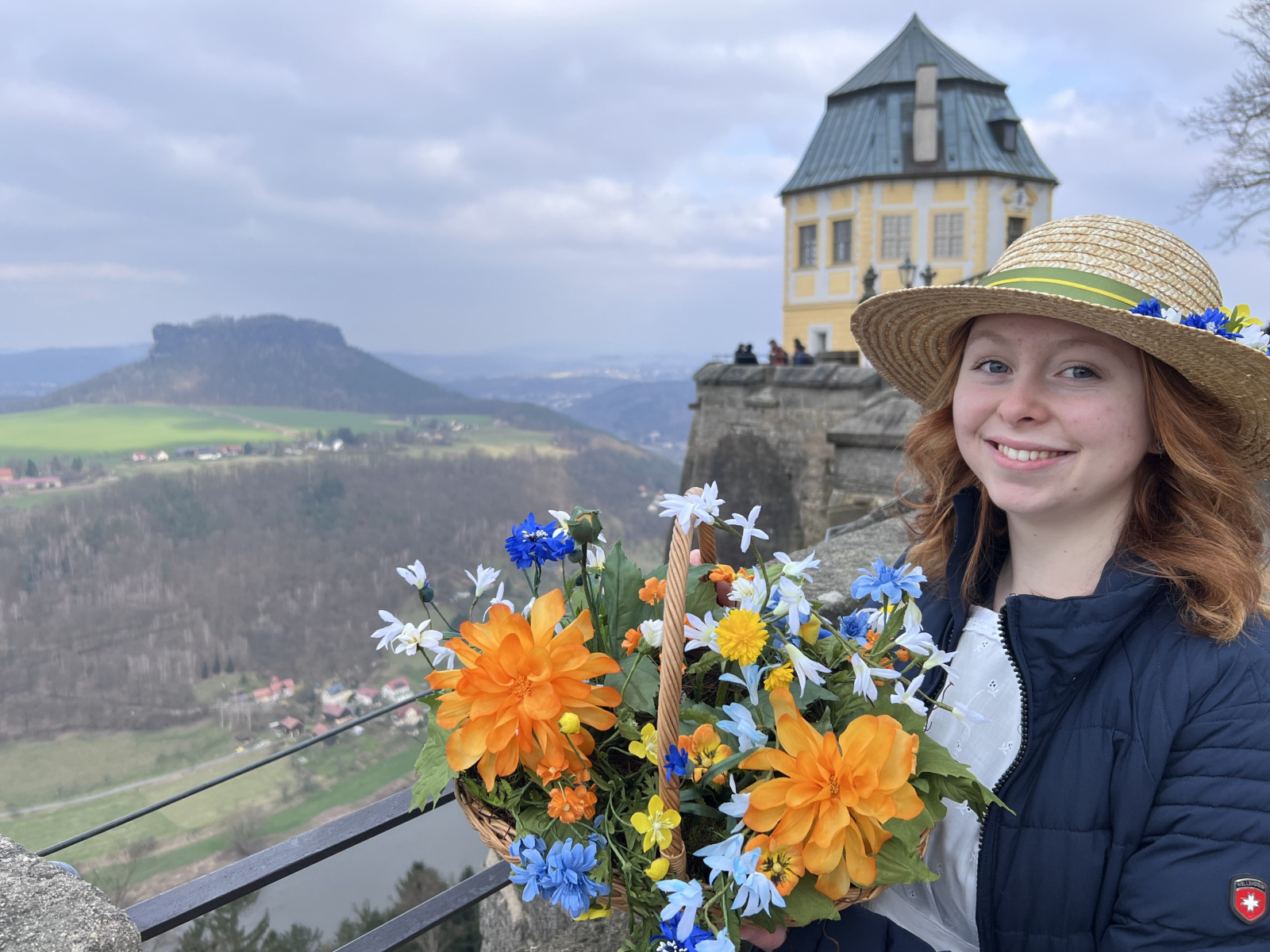 Blu mäd Festung Königstein