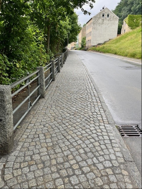 Gehweg  Böhm Str fertig