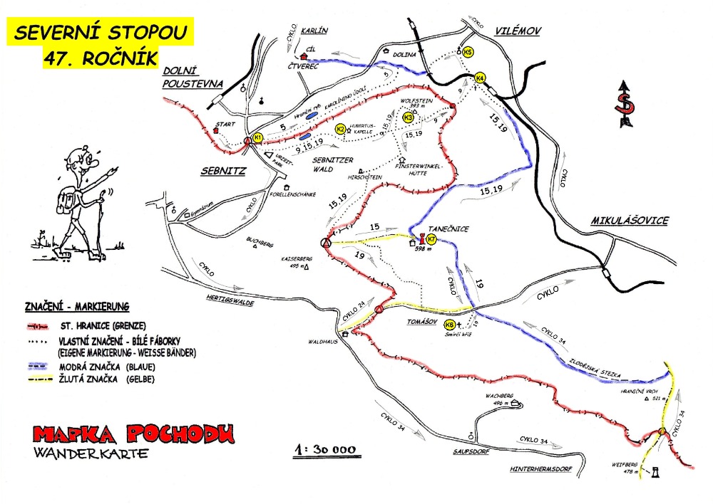 Karte Severni Stopu