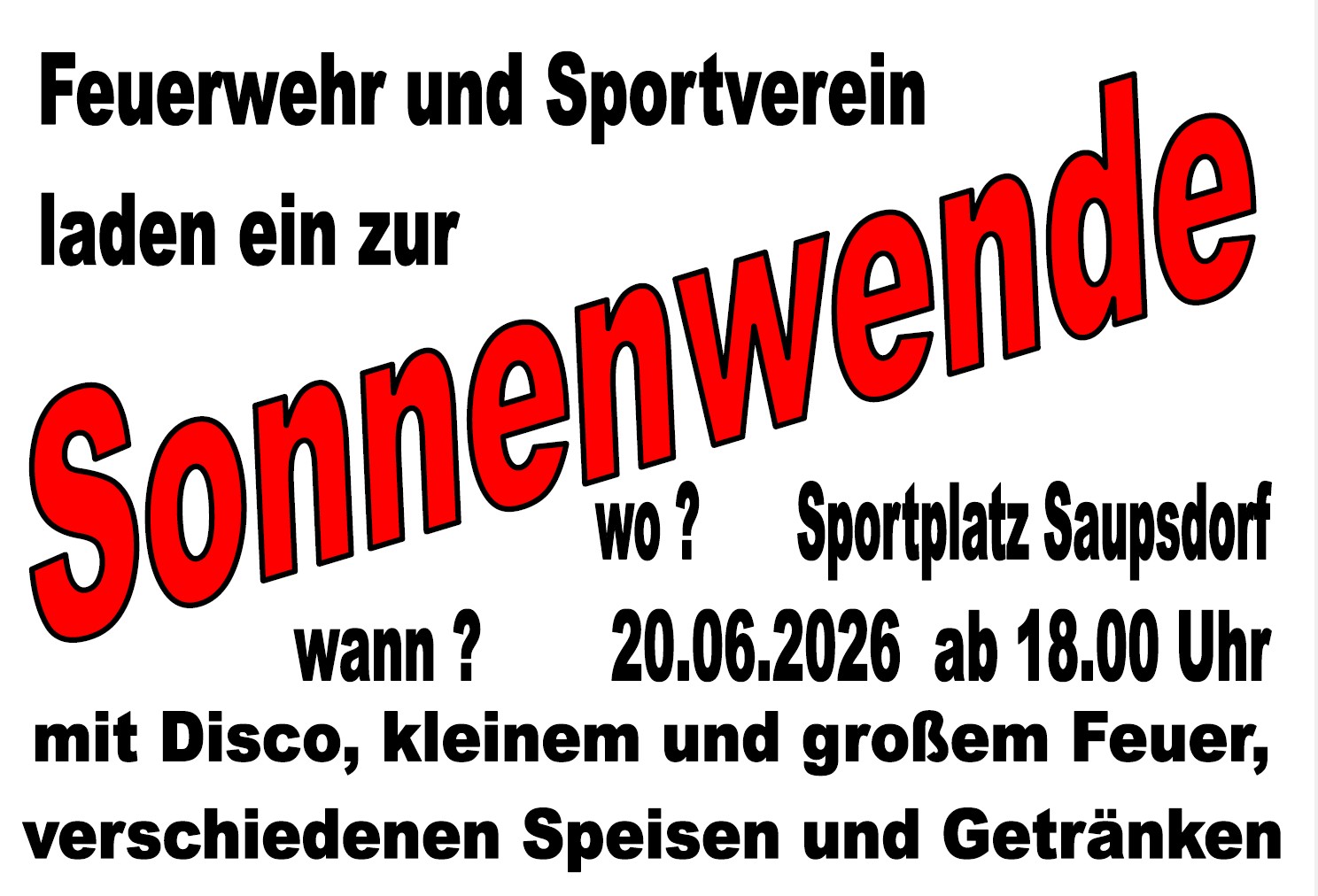 Sonnenwende Saupsdorf