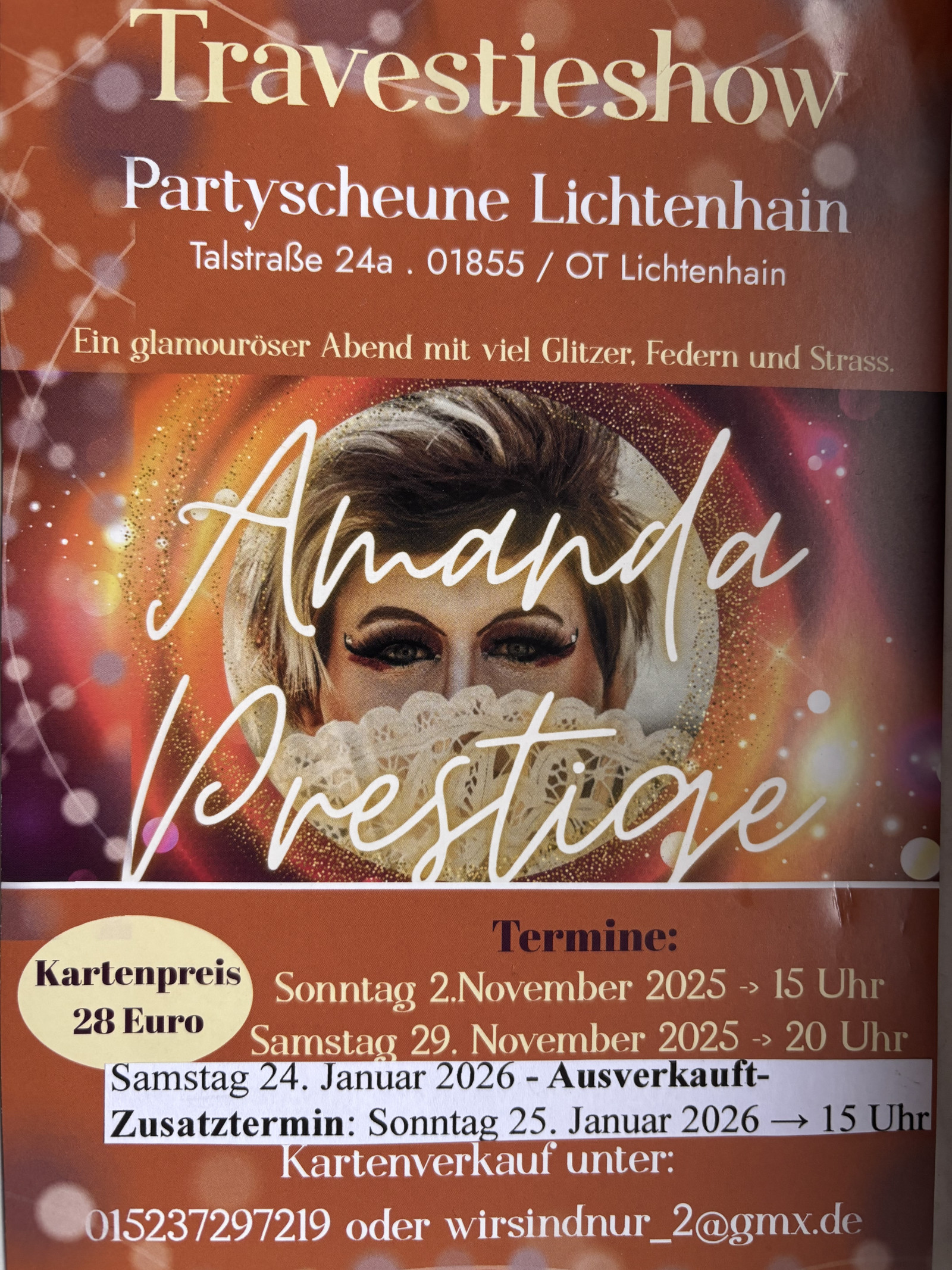 Travestieshow Partyscheune LH