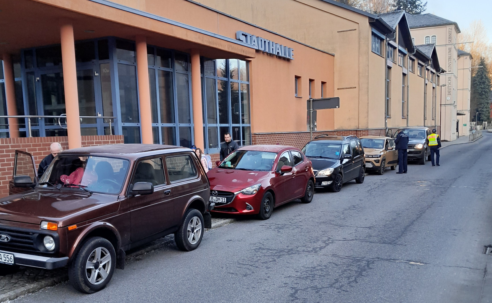 Verk.kontrolle vor GS Schandauer