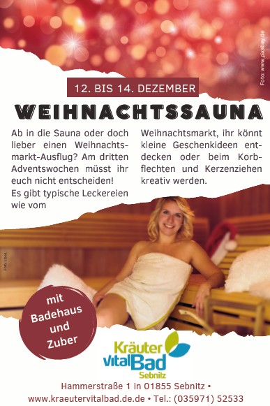Weihnachtssauna