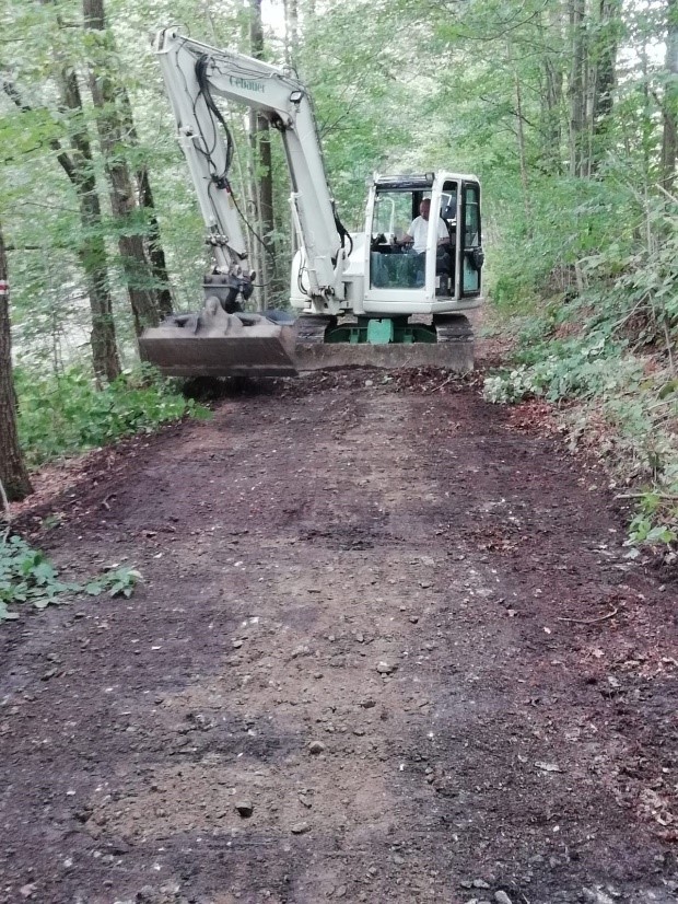 grenzüberschreitender Fahrradweg