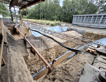 Sebn Bahnhof Tunnelarbeiten