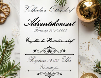 Adventskonzert Volkschor Ottendorf