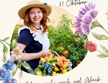 Blumenmädchen Grafik