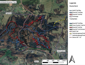 Karte Borderless Trail