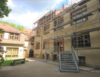 Gerüst Hinterhaus Schillerstr 3