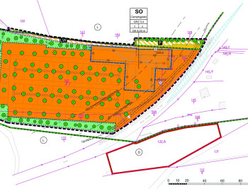 Planzeichnung Caravanplatz LH