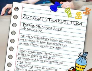Zuckertütenklettern